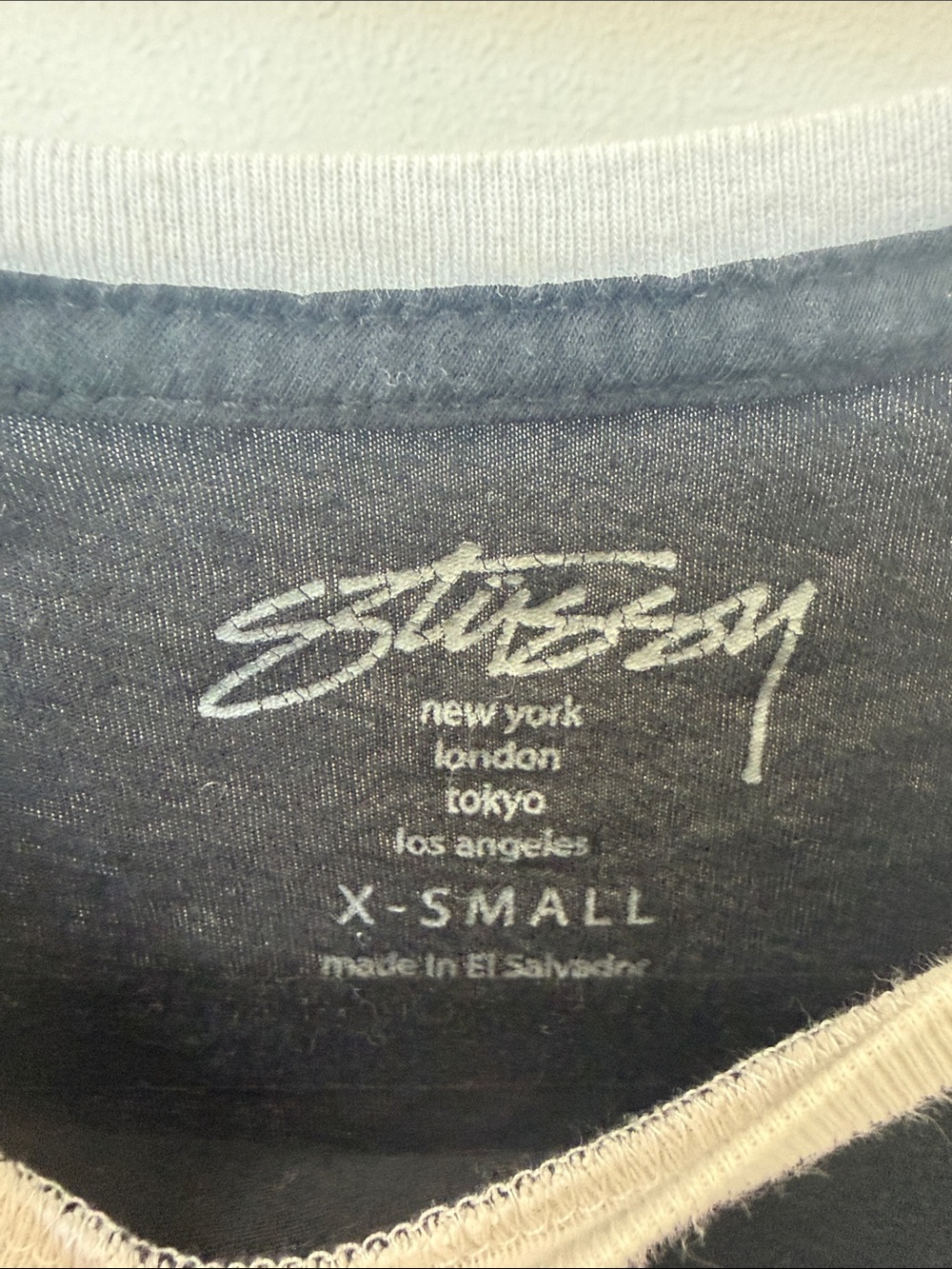 Stussy black and with fitted Tee - Picture 3 of 4